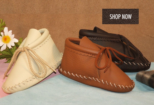 Leather & Deerskin Moccasins Made In USA   Footskins