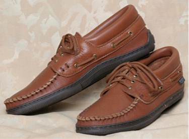 lace up leather moccasins