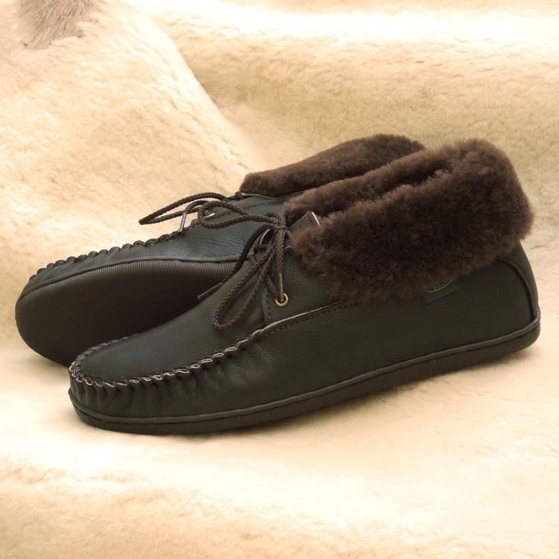 men's leather slippers made in usa