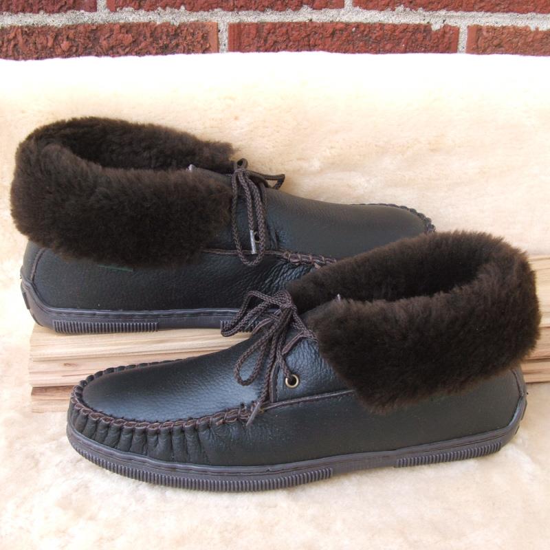 Ankle high slippers for superior warmth