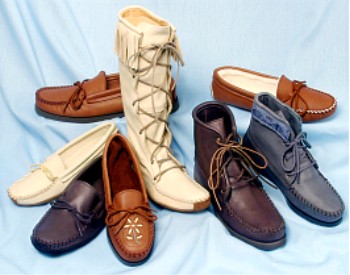 custom made moccasin boots