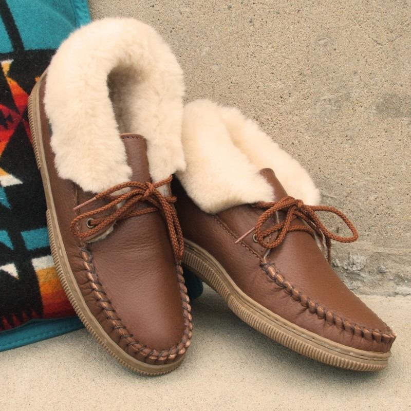 Leather & Deerskin Moccasins Made In USA - Footskins