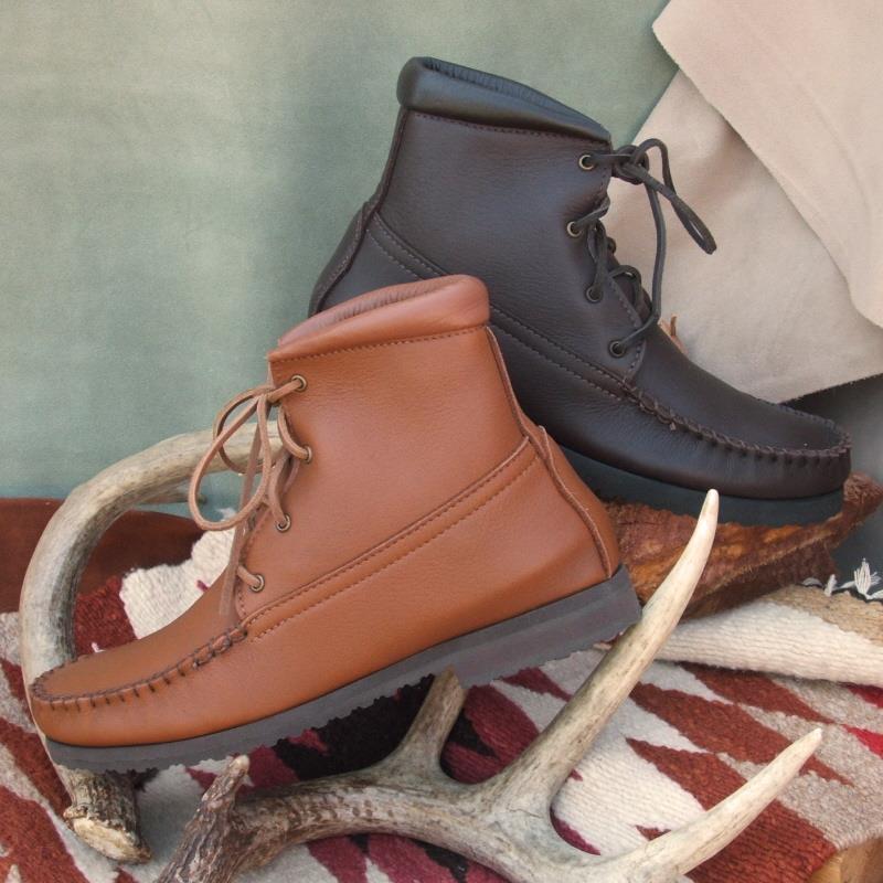 Leather & Deerskin Moccasins Made In USA   Footskins