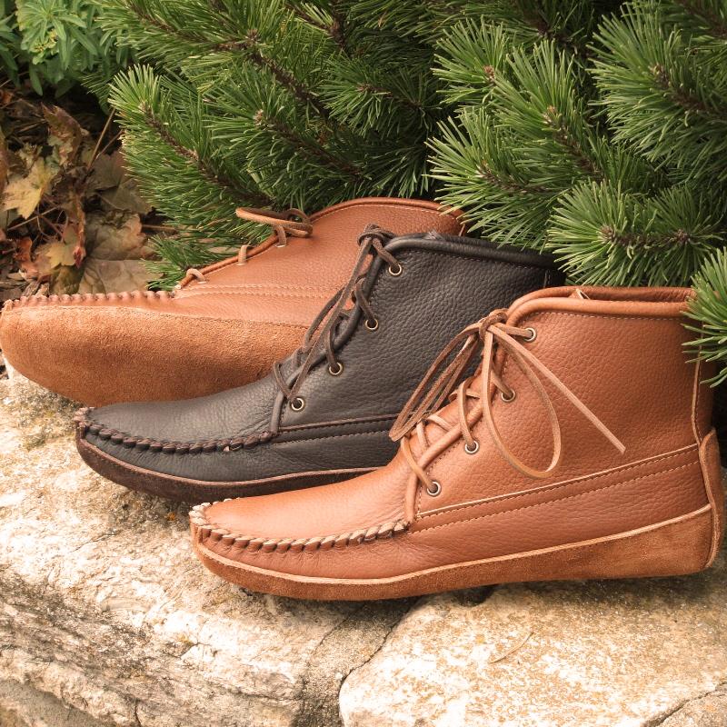 Men's Canoe Sole Walking Boots - Footskins